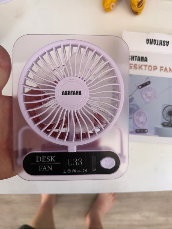 Other - ASHTANA Pink Desktop Fan - U33